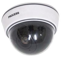 ToolUSA Anti-theft Dummy Security Camera With Led Red Flashing Light: D412-RDWH-YX