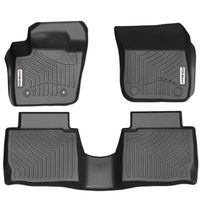 YITAMOTOR Floor Mats for Fusion & MKZ, Custom Fit Floor Liners for 2013-2016 Ford Fusion Energi & Titanium, Lincoln MKZ, 1st & 2nd Row All Weather Protection