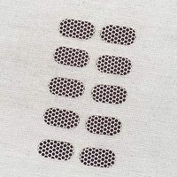 Racetrack Oval Match Strikers 0.50" x 1.00" - Honeycomb Pattern