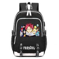 YOYOSHome Anime Fairy Tail Cosplay Laptop Bag Backpack School Bag with USB Charging Port