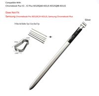 Dadawireless Replacement S Pen Stylus Touch Pen for Samsung Chromebook V2,V2 Plus XE520QAB-K01US XE525QBB-K01US +Replacement Tips/Nibs -Silver