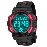 Dreamingbox Birthday Gifts for 6-12 Years Old Boys, Waterproof Sports Watch for Boys Digital Watch for Boys Kids Watches Gifts for 6-13 Year Old Boys Girls Red MMXSB04