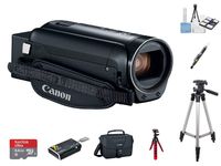 Canon VIXIA HF R82 A KIT + 2 Tripods + 64GB microSD Card + Camera Bag + Card Reader + 6PC Cleaning Kit + 2-in-1 Lens Cleaning Pen
