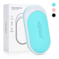 KARECEL Hand Warmers Rechargeable, USB Hand Warmer Reusable 5200mAh Powerbank Portable Heater Battery Hot Pocket Warmer Electric Handwarmers, Great Gifts for Men and Women in Cold Wether Winter