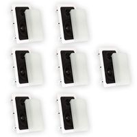 Theater Solutions TS50W in Wall Speakers Surround Sound Home Theater 7 Speaker Set