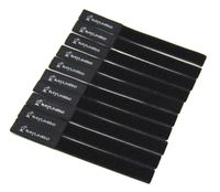 20X Hook & Loop Self-Gripping Cable Ties 20MM x 180MM in Black RayLineDo Logo
