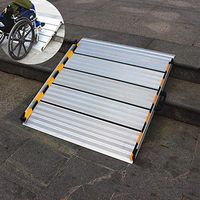 DNNAL Wheelchair Ramp Scooter Mobility Assist Access Aid Disabled Barrier-Free Ramp