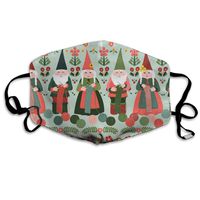 Knitting Gnomes Dust Mask,Washable and Reusable Cleaning Gardening Outdoor Activities Warm Windproof Mask