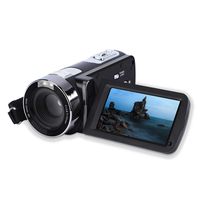 Video Camera Camcorder,Digital Camera Recorder with Beauty Face DIS FHD 1080P 24MP 18X Digital Zoom 3.0 Inch LCD 270 Degrees Rotatable Screen YouTube Vlogging Camera with Rechargeable Lithium Battery