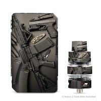 IT'S A SKIN Decal Vinyl Wrap for VooPoo Drag 2 V2 & UForce T2 Tank Vape Sticker Sleeve Cover/EDC AR Pistol Gun Knife Military