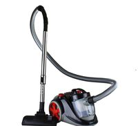Ovente Bagless Canister Cyclonic Vacuum with HEPA Filter, Comes with Telescopic Wand, Combination Bristle Brush/Crevice Nozzle and Retractable Cord, Featherlite, Corded (ST2000)