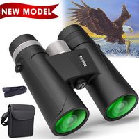 Compact Binoculars for Adults - High Power 12x42 Roof Prism Binocular Telescope with Low Light Night Vision,Waterproof Fogproof Binoculars for Bird Watching, Travel, Hunting, Wildlife, Concert