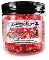 Strawberry Margarita 50G Ultra Premium Beamer Ice Drops Hookah Shisha Smoking Gel. Each Bowl Lasts 2-4 Hours! USA Made, Huge Clouds, Amazing Taste! Better Taste & Clouds Than Tobacco!