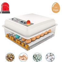 3 in 1 Intelligent Warming 18 Egg Incubators, Forced-Air Digital Fully Automatic Incubator with Automatic Temperature Control for Chickens Ducks Goose Birds Pigeon Quail