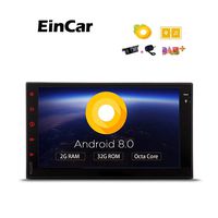 EinCar 7 inch Android 8.1 Octa Core 2G RAM 32G ROM HD Digital Multi-Touch Screen Car Stereo GPS Radio OBD2 Mirrorlink Double 2 Din