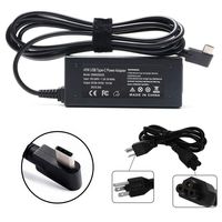 45W USB C Type C AC Adapter for HP Spectre x360 13 TPN-CA01 Acer Travelmate B1 Lenovo Yoga 720 910 ThinkPad X1 Yoga5 DELL XPS12 XPS13