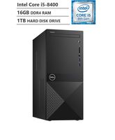Dell Vostro Business Desktop, Intel Core i5-8400 2.80GHz Processor (9MB Cache, Up to 4.00GHz), Intel UHD Graphics 630, 16GB Memory, 1TB Hard Disk Drive, DVD, HDMI, Windows 10 Pro, Black