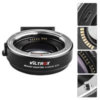 VILTROX EF-EOS M2 Lens Adapter 0.71x Speed Booster for Canon EF Lens to EOS EF-M Mirrorless Camera M50 AF Auto Focus Reducer, with TOAZOE Lens Cleaning Cloth