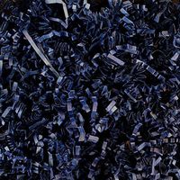 Crinkle Cut Shredded Paper 1/2 Pound - Shred Gift Basket Filling and Packing by Emerald Craft & Hobby (Navy Blue)