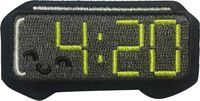 C&D Visionary P-DSX-4734 DSX Weed Indeed 420 Alarm Clock Patch, Multi Color