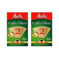Melitta Cone Coffee Filter #2 - Natural Brown 100 Count (2 Pack)