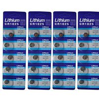 Generic Cr1025 Br1025 1025 3V Lithium Batteries 20 Pcs 4 Cards