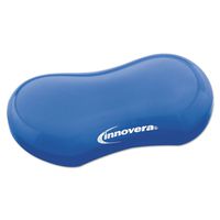 Innovera Gel Mouse, Wrist Rest, Blue (51432)