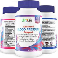 Best HIGH Blood Pressure Pills to Lower BP Naturally - Advanced Hypertension Supplement w/Potent Vitamins & Herbs - Garlic, Hawthorn Berry & Forskolin for Stress Reduction & Heart Health