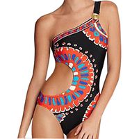 Women Bikini,Todaies Women Sexy Printing Backless Swimwear Mid Waist Swinsuit Push-up Padded Bra Bikini 2018 (M, Multicolor)