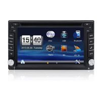Kc-101in-dash Double Din 6.2inch Touchscreen Car DVD Player Stereo GPS Navigation Support Sd/fm/am Radio/bluetooth/dvd/cd/usb/sd/mp4/mp3/av-in