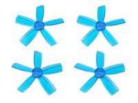 Microheli Plastic 5-Blade Propeller 2035 CW/CCW (BLUE) - Blade Torrent 110 FPV
