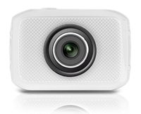 Pyle PSCHD30WT Mini High-Definition Sports Action Wide-Angle HD Camera & Camcorder, 720p, SD Card Slot, Touchscreen (White)