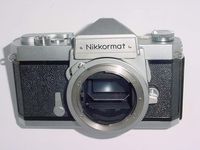 Chrome Nikon Nikkormat FTN 35MM Professional SLR film camera