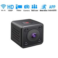 WiFi Mini Spy Camera, Hidden Security Camera, Full HD 1080P Portable Nanny Cam with Night Vision & Motion Detection, Perfect for Home Office and Car Surveillance