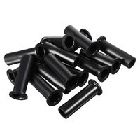 uxcell 15 Pcs PVC Strain Relief Cord Boot Protector Cable Sleeve Hose 49mm Long
