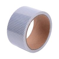 Brightplus High Intensity Safety Tape Reflective Tape Auto Car Silvery White Adhesive (2" x 15') (4.5m)