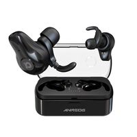 Wireless Earbuds,ANROOG A10 Bluetooth 5.0 Noise Canceling Earbuds W Charging Case&Extra Long Playtime 40Hrs,Truly Wireless Surround Sound Headphones for Music Lovers&Professionals-Built In Mic (black)