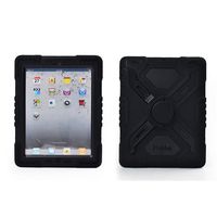Pepkoo Spider-man Military Heavy Duty Case for Apple iPad Air/5, iPad 4/3/2, iPad Mini 2/1, Kidproof Shockproof Rainproof Dropproof iPad Case (Black/Black, For Apple iPad Mini 2/1)