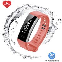 Suines Smart Wristband with Heart Rate Monitor/Sleep Quality Monitor/Steps Counter/GPS Tracker and More, Smart Wristband Watch for Android and iOS Clips, Arm & Wristbands
