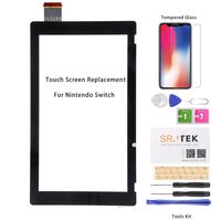 For Nintendo Switch Screen Replacement Touch Digitizer Glass Panel Touchscreen Sensor Repair Parts Kit,Tempered Glass