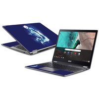 MightySkins Skin Compatible With Acer Chromebook Spin 13 (2018) - Jump To The Moon | Protective, Durable, and Unique Vinyl Decal wrap cover | Easy To Apply, Remove, and Change Styles | Made in the USA