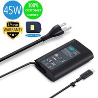 KABCON 45W USB-C Charger Compatible with DELL XPS 11 XPS 12 XPS 13 9360 9370 9333 Inspiron 14 7437 Series Laptops 332-1827 Latitude etc.Replacement Power Supply 2.9Ft Power Cord & a Storage Pouch Bag