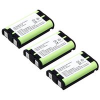 900mAh 3.6V Rechargeable Ni-MH Battery for Panasonic Cordless Phone HHR-P104 HHR-P104A Type29 (3 Pack)