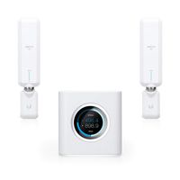 AmpliFi HD WiFi System by Ubiquiti Labs, Seamless Whole Home Wireless Internet Coverage, HD WiFi Router, 2 Mesh Points, 4 Gigabit Ethernet, 1 WAN Port, Ethernet Cable, Replaces Router & WiFi Extenders