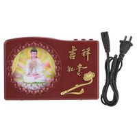 Great Compassion Relieve Anxiety and Stress Buddha Praying 48-in-1 Buddha Machine with Colorful LED US Plug 100-250V