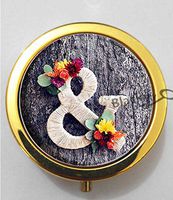 BlackKey Ampersand Sign 3-Compartment Decorative Pocket Gift Box Case Organizer for Pill, Color 2 -1464