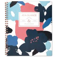 AT-A-GLANCE 2019-2020 Academic Year Weekly & Monthly Planner, Medium, 7" x 8-3/4", Badge, Floral (5203F-805A)