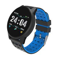 Sanda B2 Touch Screen Smart Band Wristbanf Heart Rate Blood Pressure Oxygen Monitor Round Dial Sport Modes Waterproof Smart Watch