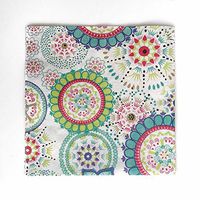 Colored Paper Napkins, 20 Count Shabby Chic Napkins for Wedding, Dinner Tea Party Shower… (Secret Garden, 1)