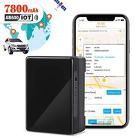 GPS Tracker for Vehicles, 7800mAh IoT Real-time GPS Tracking Device for Car NB-IoT Cat-M 4G Small Hidden GPS Locator for Vehicle, Car, Personal, Valuable - with Global SIM Card - 90 Days